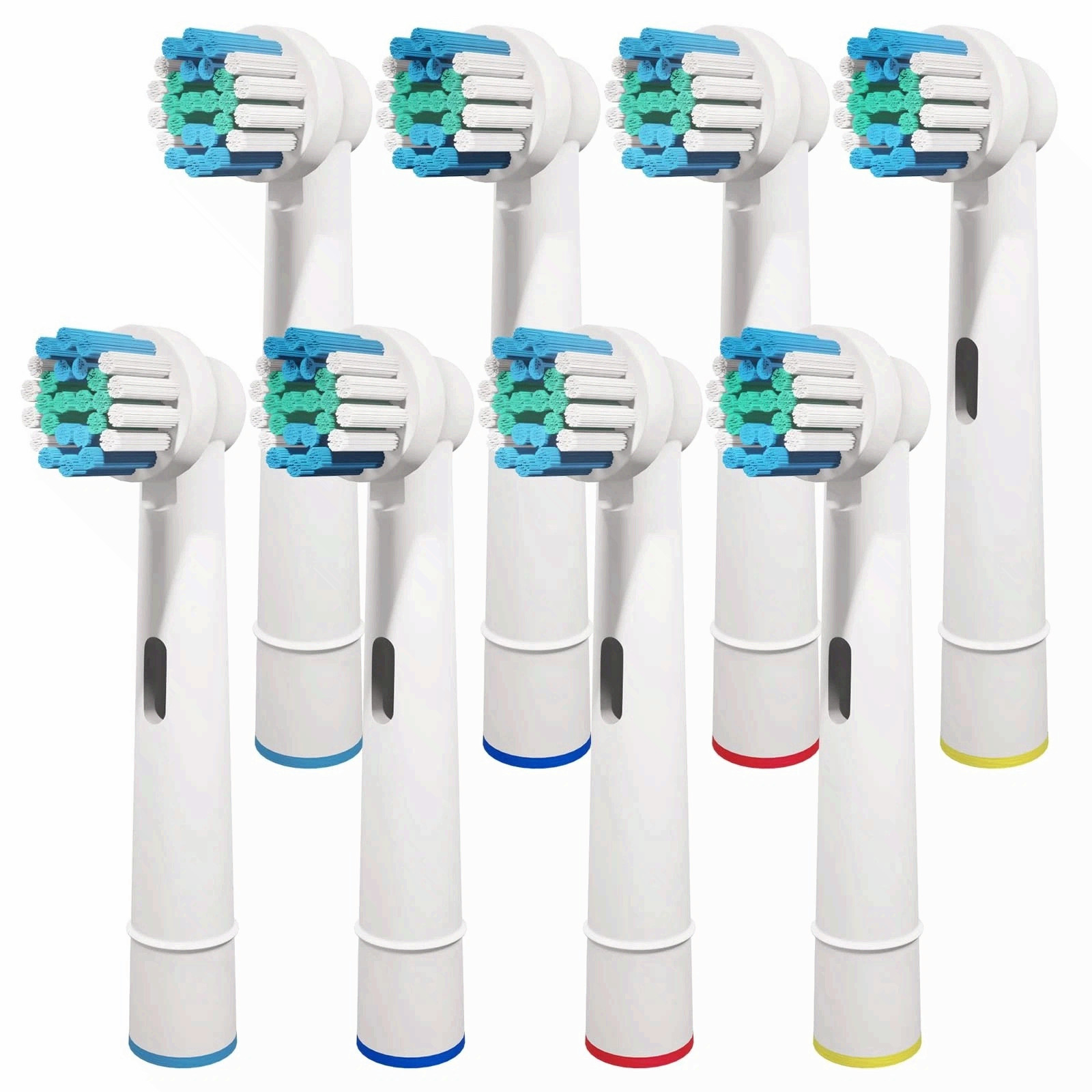 Oral B Braun Replacement Toothbrush Heads 8 Pack Professional White Heads New