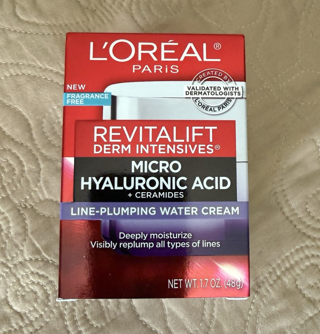 L’Oréal Paris Revitalift Derm Intensives HA + Ceramides Water Cream 1.7 oz