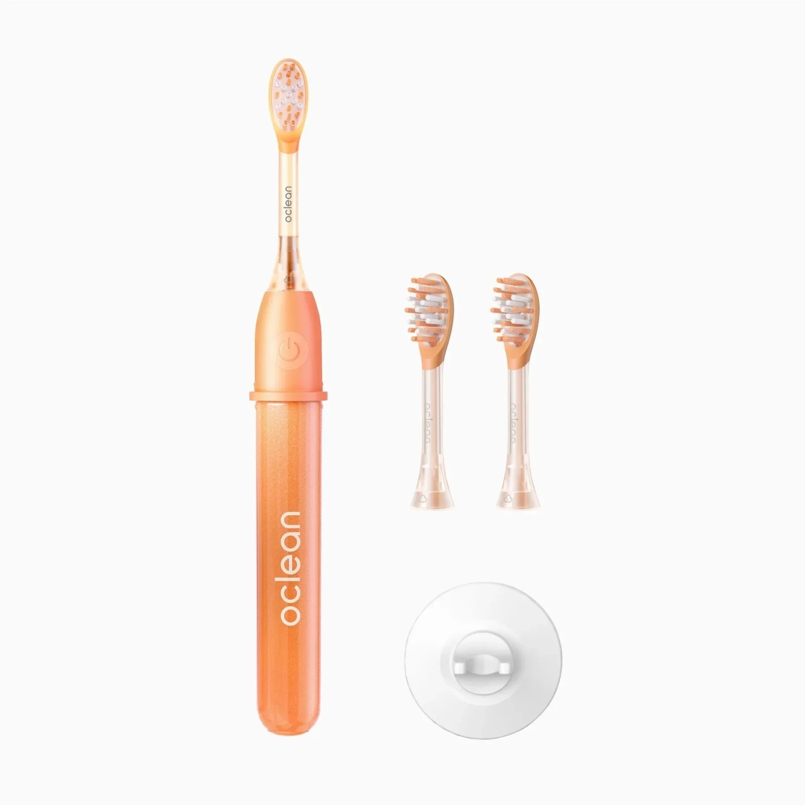 Oclean Orange Ease S Rechargable Electric Travel Toothbrush w/ 3 Heads