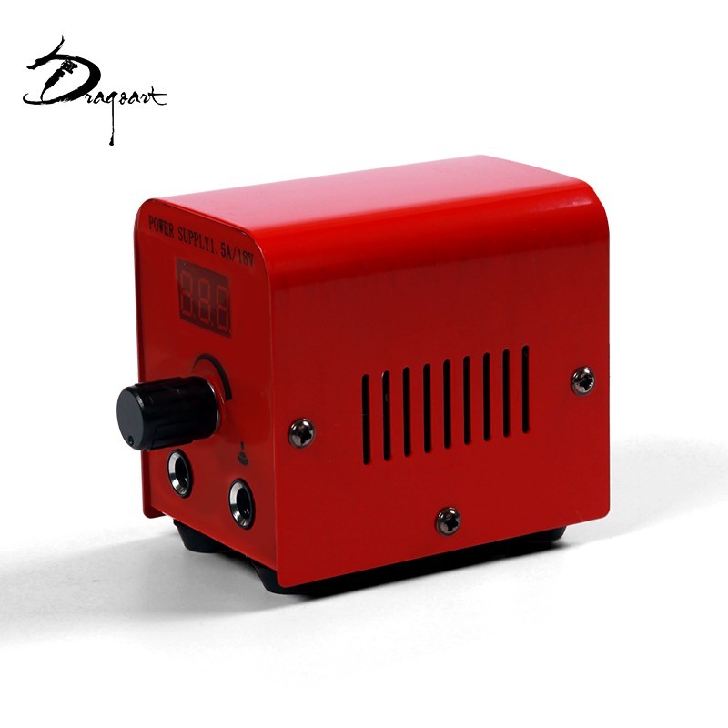 Mini Tattoo Digital Power Supply w/Padel and Clip cord