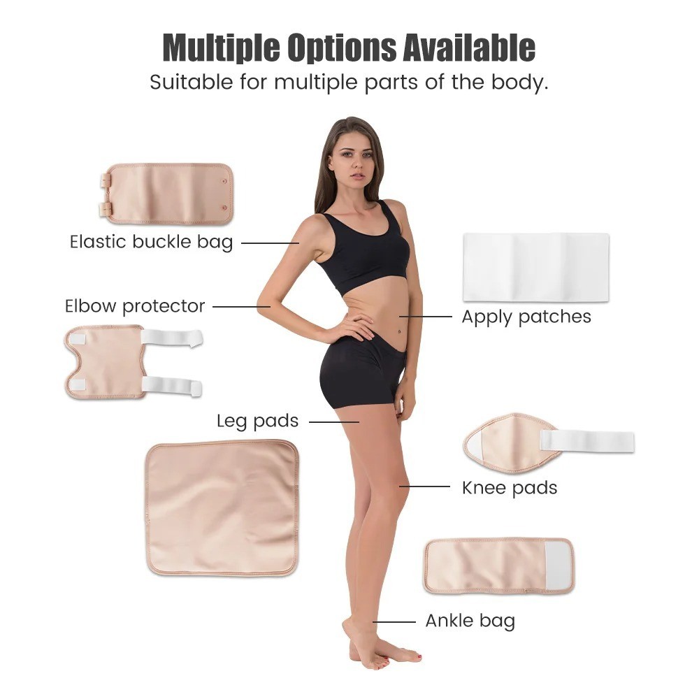 Organic Castor Oil Pack Wrap Reusable Castor Oil Compress Wrap Kit Adjustable