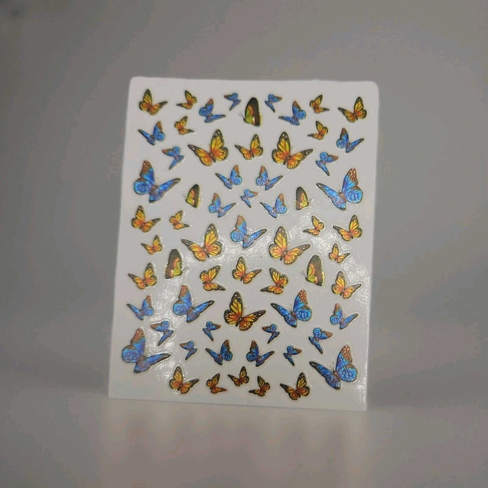 3D Butterfly Nail Stickers Designs Decor Waterproof Decal For Art & More 9 Sheet
