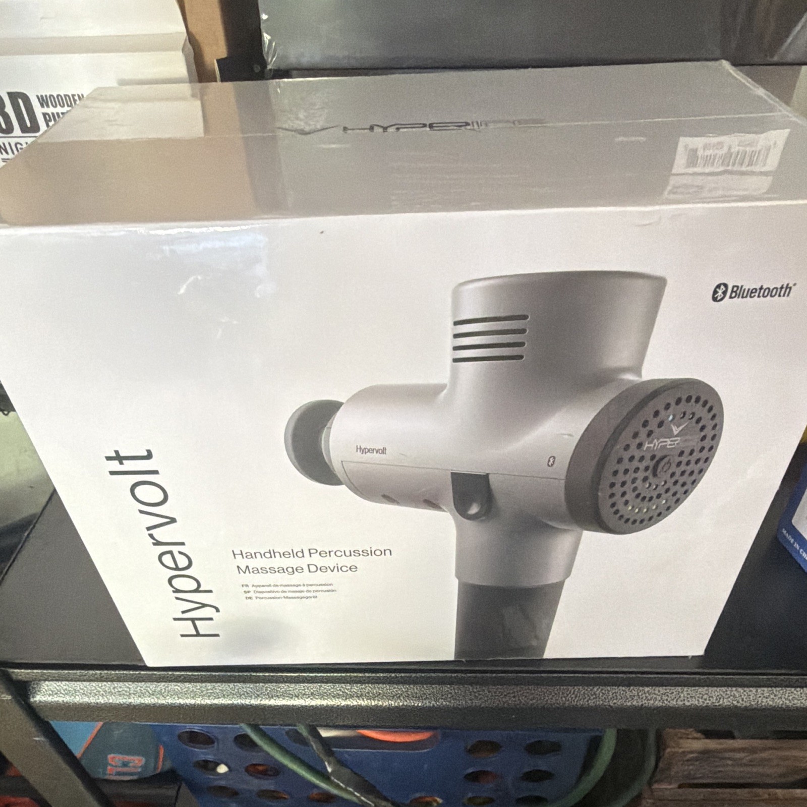 Hyperice Hypervolt Percussion Massage Gun, Handheld Bluetooth, Full Body