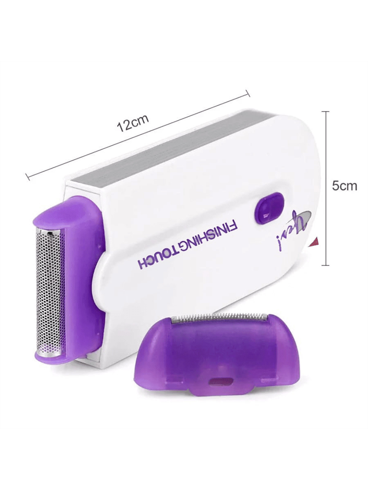 2-in-1 Epilator Women Painless Touch Facial Body Hair Removal Depilator Shaver