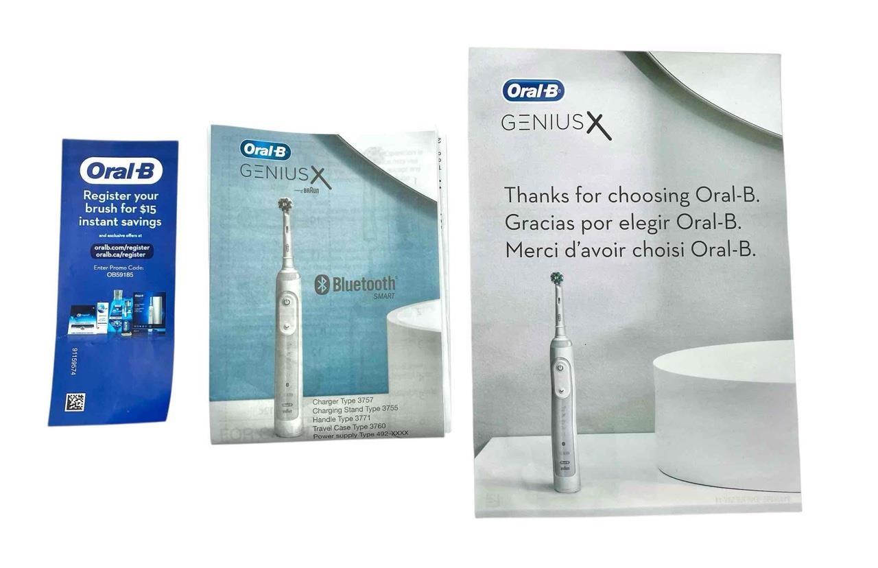 Oral B Genius X Rechargeable Toothbrush from Patient Starter Kit – READ