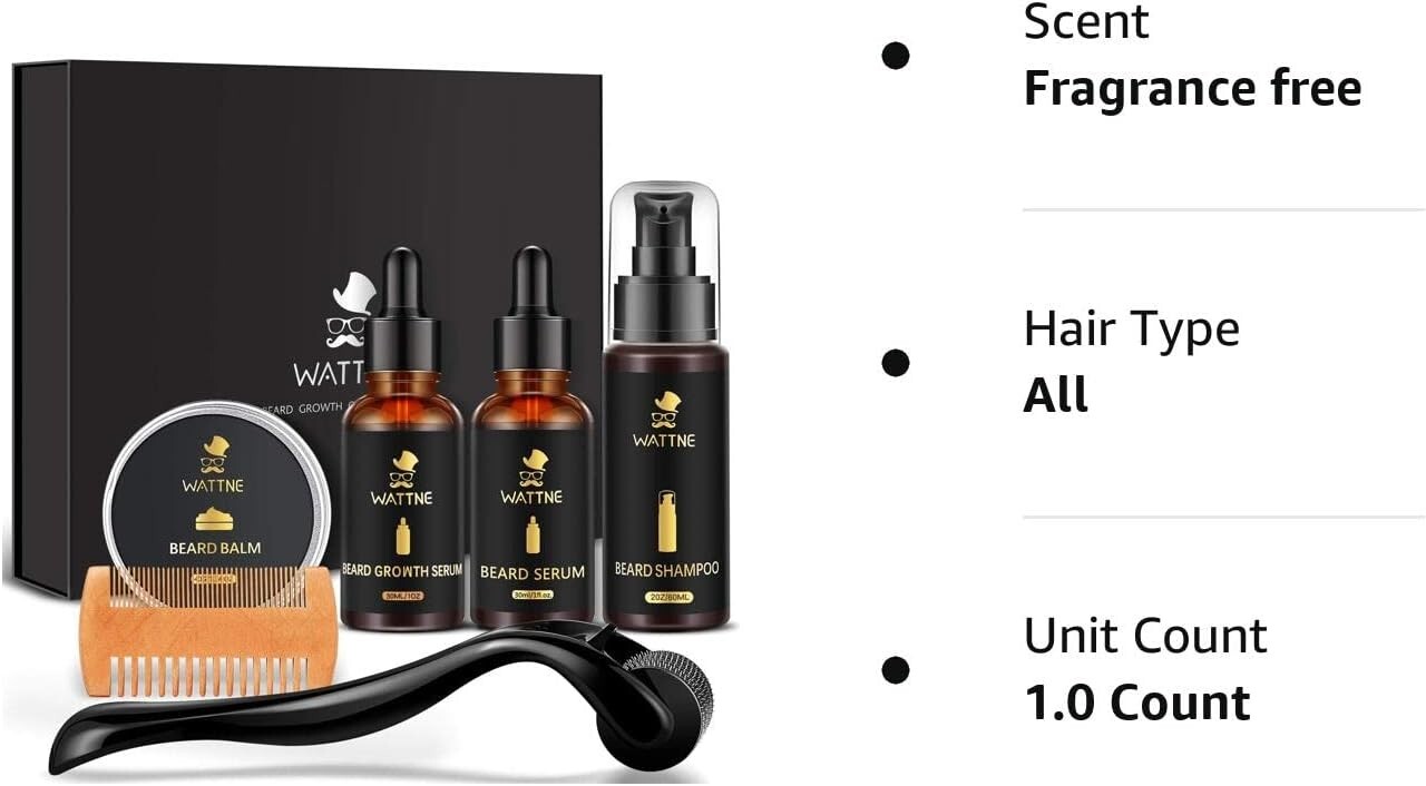 Beard Growth Kit,Derma roller for beard growth,Biotin Beard Growth oil for Patch