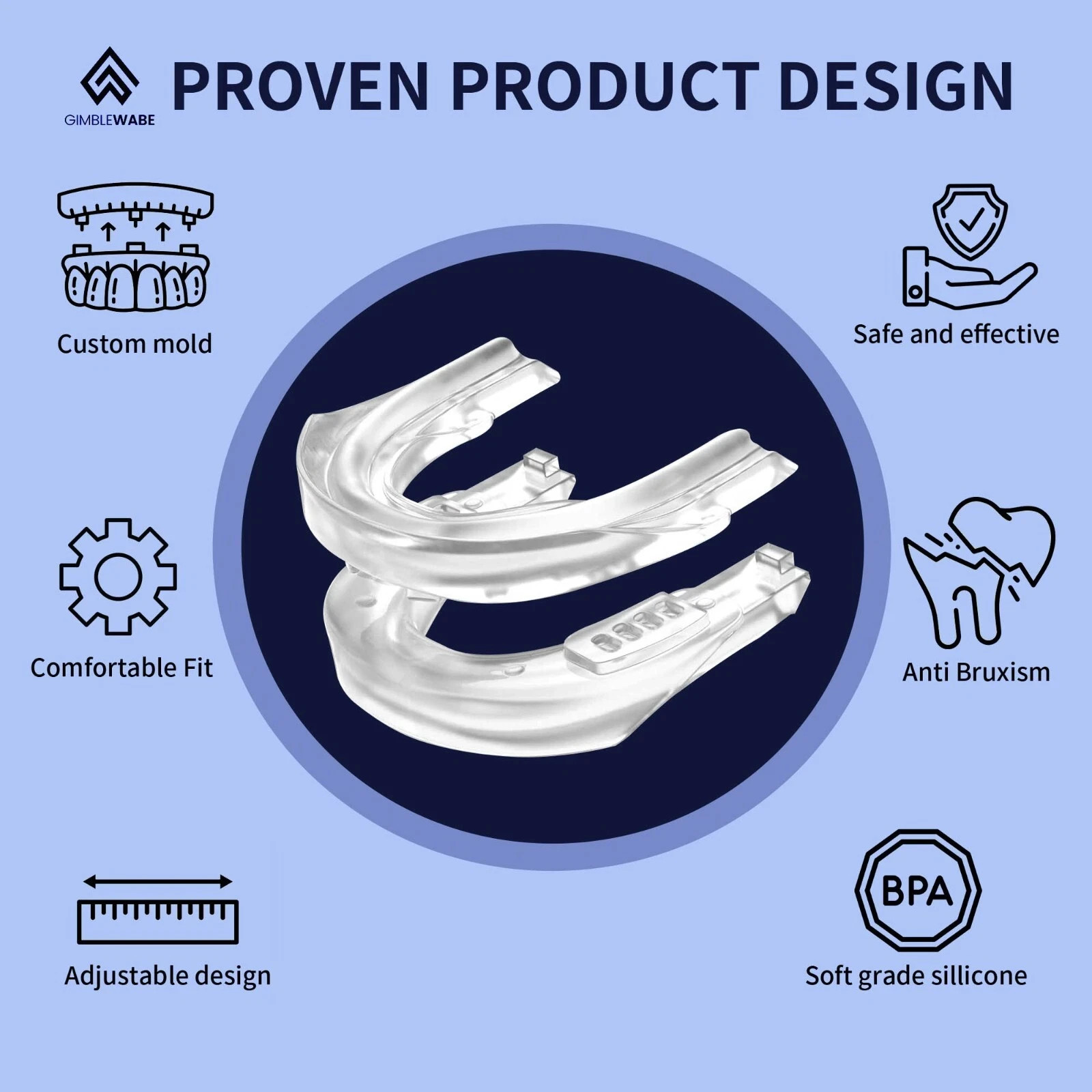 Sleep Aids Anti Snore Mouthpiece Mouth Guards Anti Bruxism Grinding
