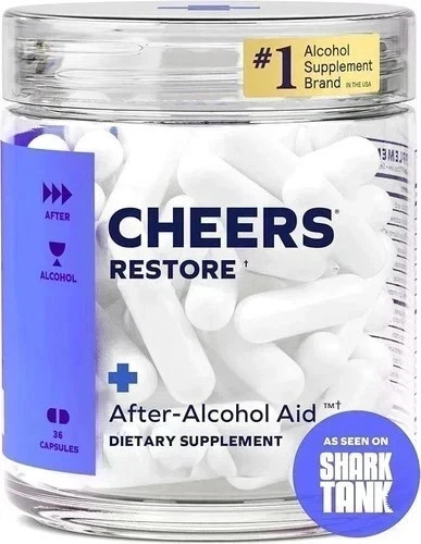 Cheers Restore | Supplement with DHM + L-Cysteine | Feel Better after DrinkingUS