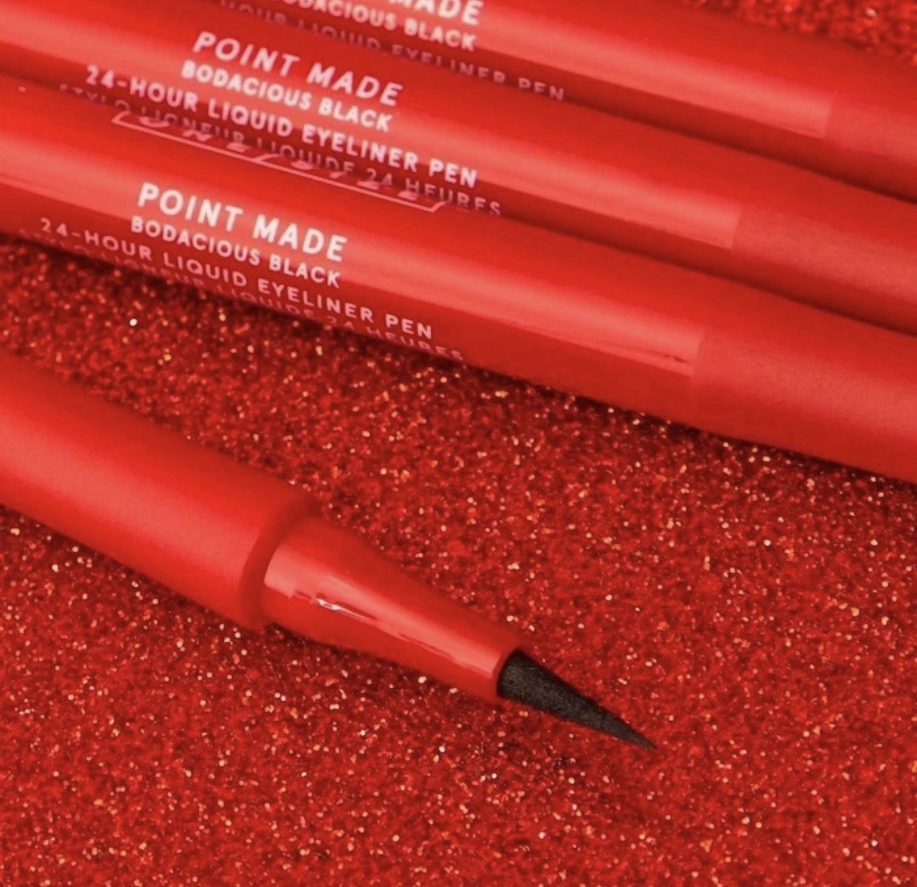 Authentic ONE/SIZE Point Made Waterproof Liquid Eyeliner Pen,3 shades,0.04oz
