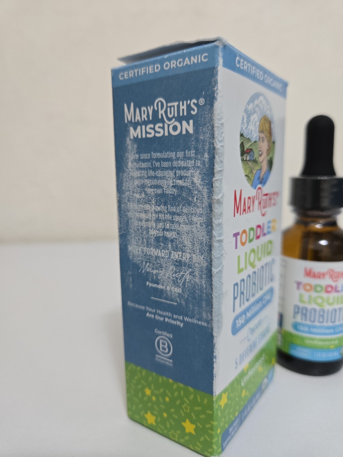 Toddler Liquid Probiotic Drops, Mary Ruths, Ages 1-3 Years, Unflavored, 30 ml