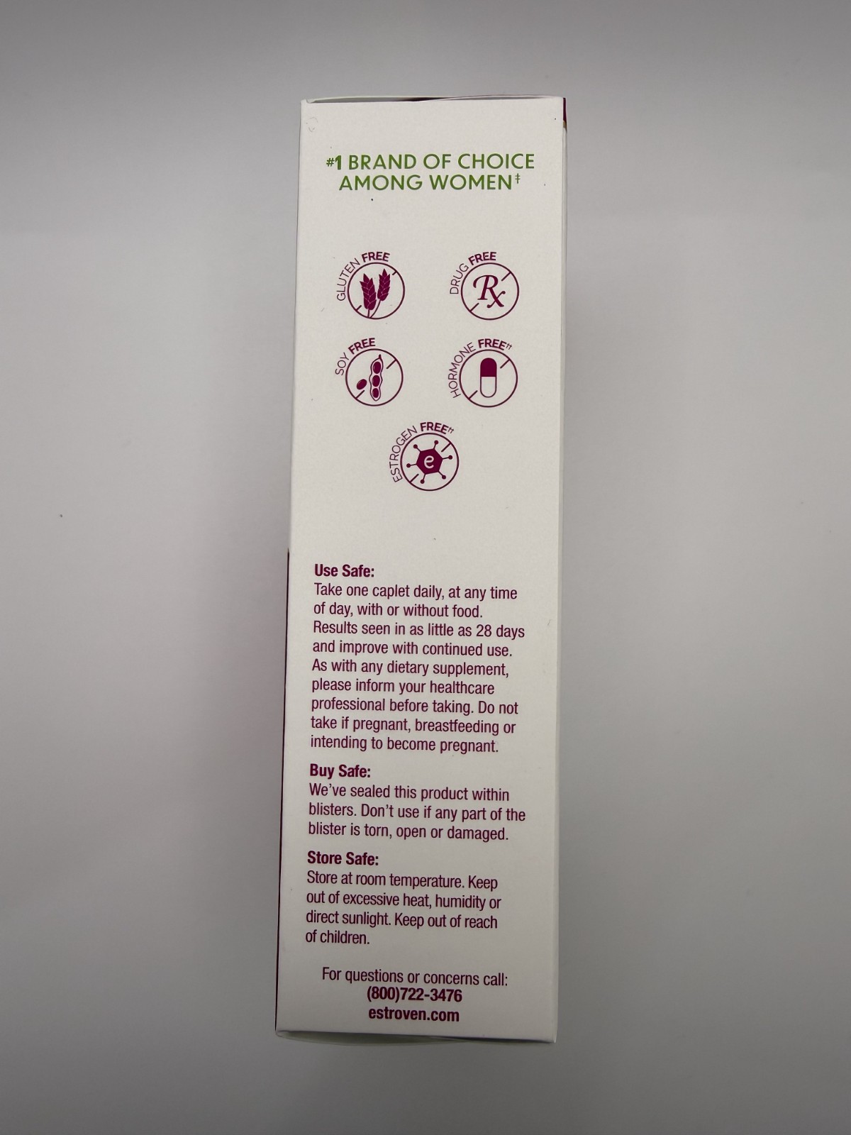 Estroven Complete Multi-Symptom Menopause Relief, 84 Caplets Made In USA