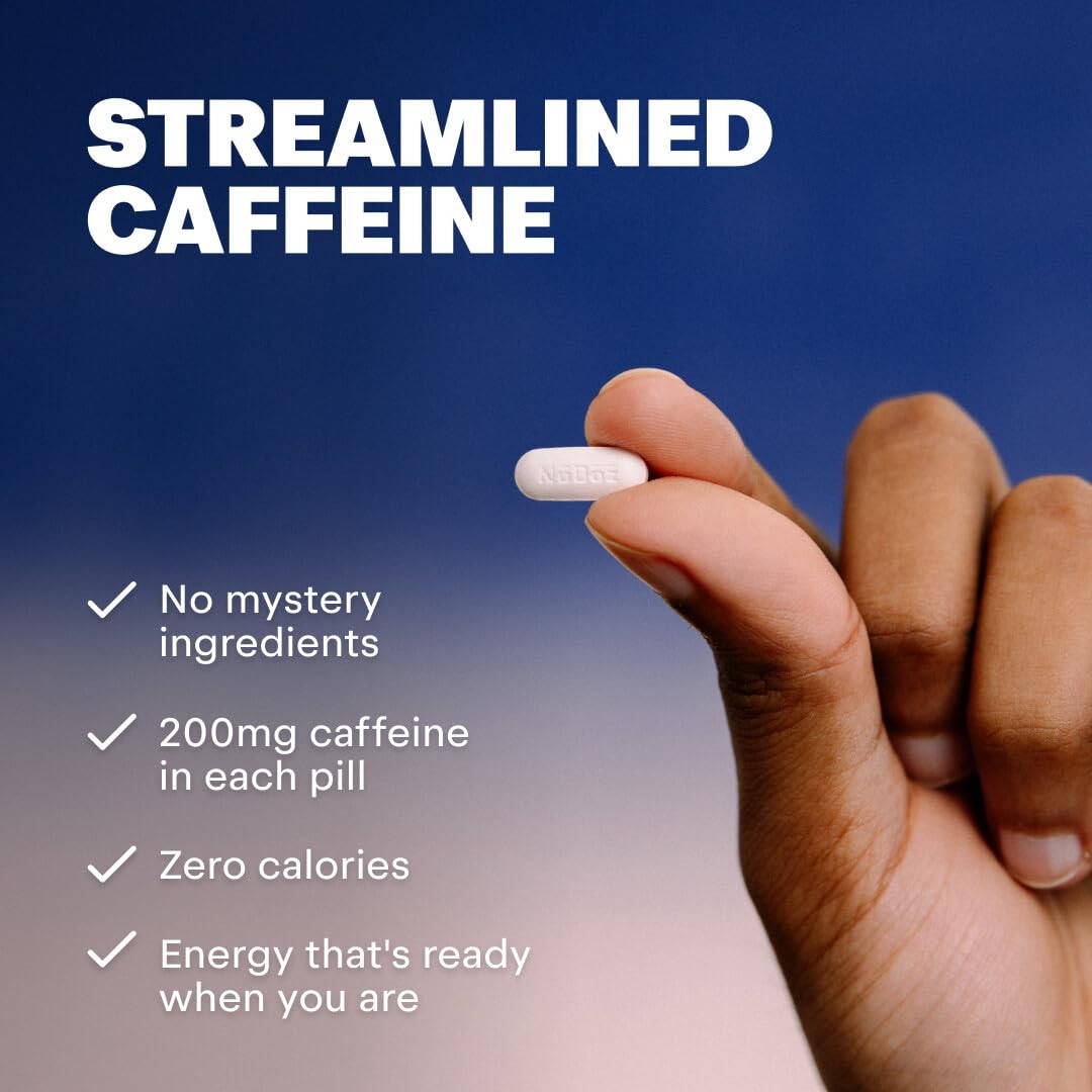 200mg Caffeine Pills Maximum Strength, 120 Caplets total