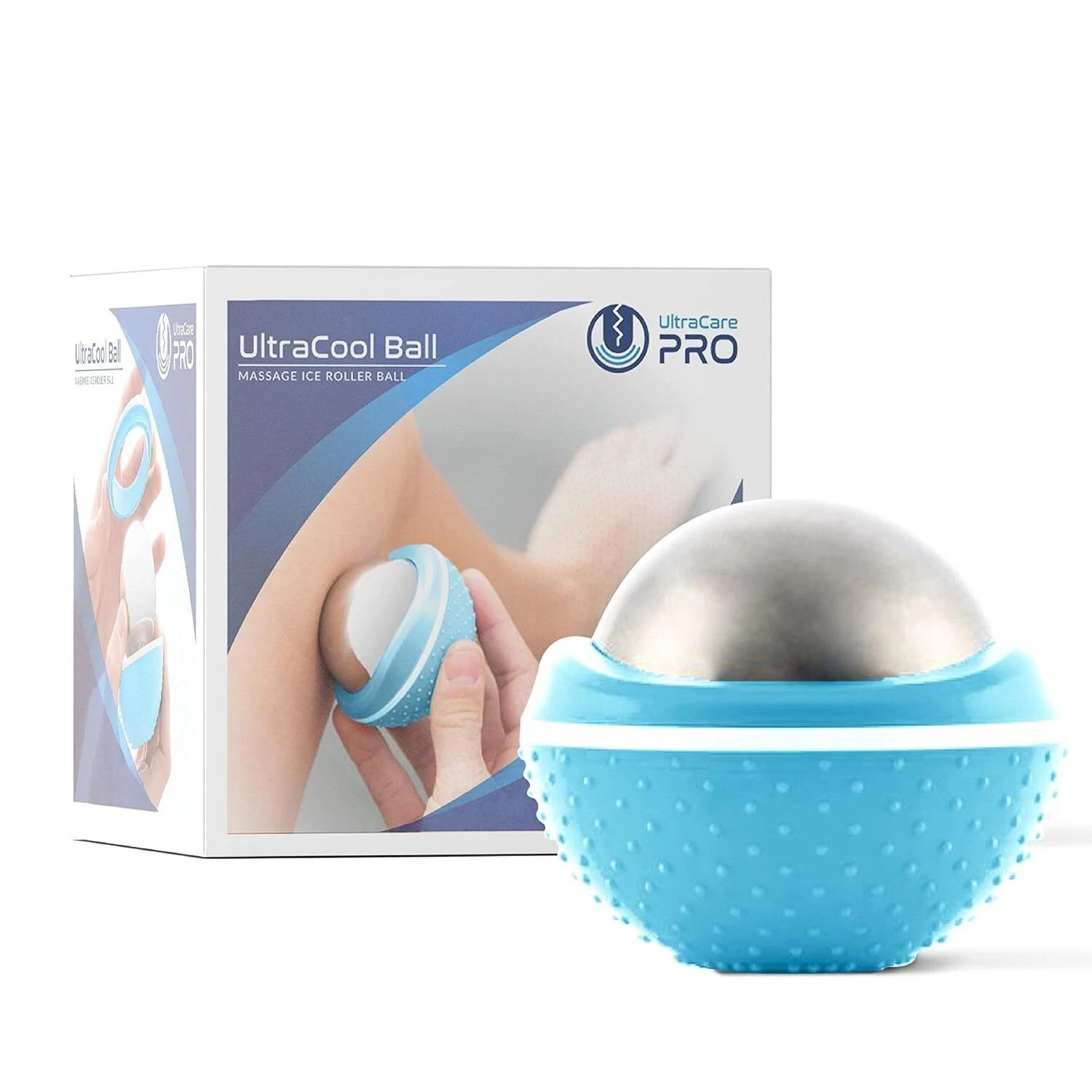 UltraCare PRO UltraCool Cold Roller Yoga Ball Massager Full Body Massager