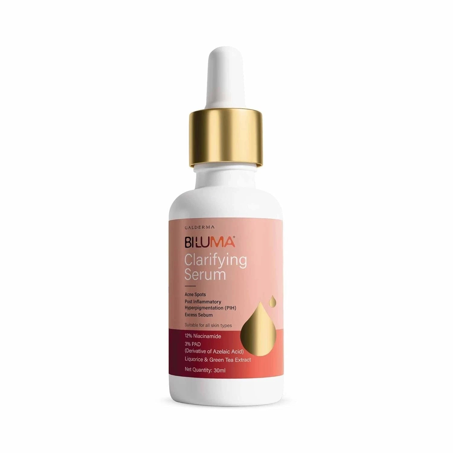 Biluma Clarifying Serum 30ml Reduces Breakouts & Improves Skin Texture