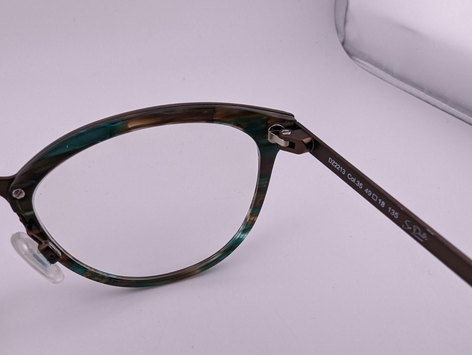 Dutz Eyeglasses, Frames Only, Netherlands, DZ2213 Col.35, 49-18-135, Metal
