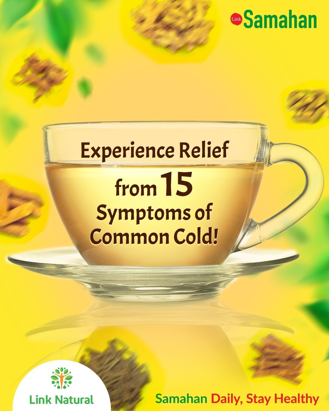 Link Samahan Herbal Tea Sachets Natural Ayurvedic Immunity Drink For Cold Relief