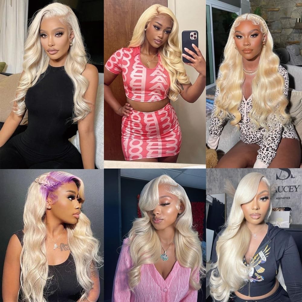 Brazilian 613 Golden Blonde Human Hair Weave Virgin Remy Sew In Body Wave