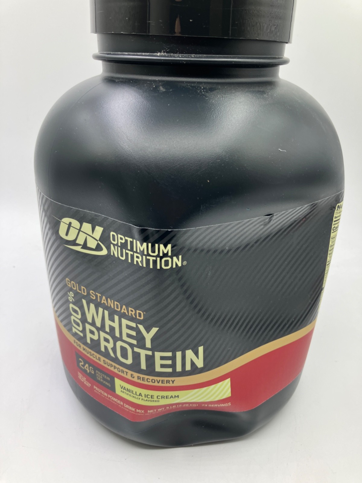 Optimum Nutrition Gold 100% Whey Protein Vanilla Ice Cream 5lb BB 5/2027