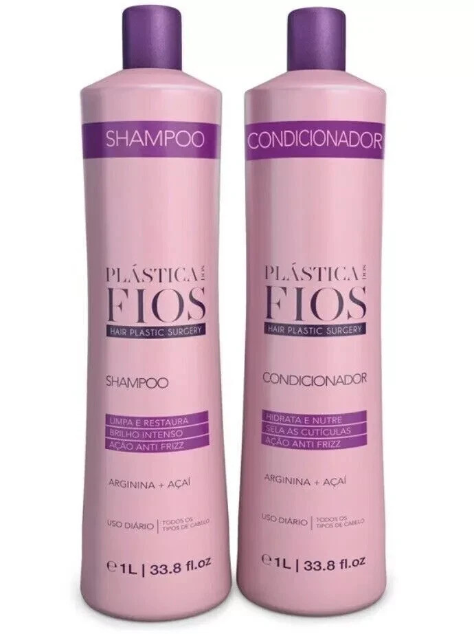 Cadiveu Plastica dos Fios Shampoo and Conditioner 2×1 liter