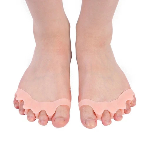 2 Pcs Bunion Corrector Silicone Toe Separator Straightener Orthopedic Toes Space