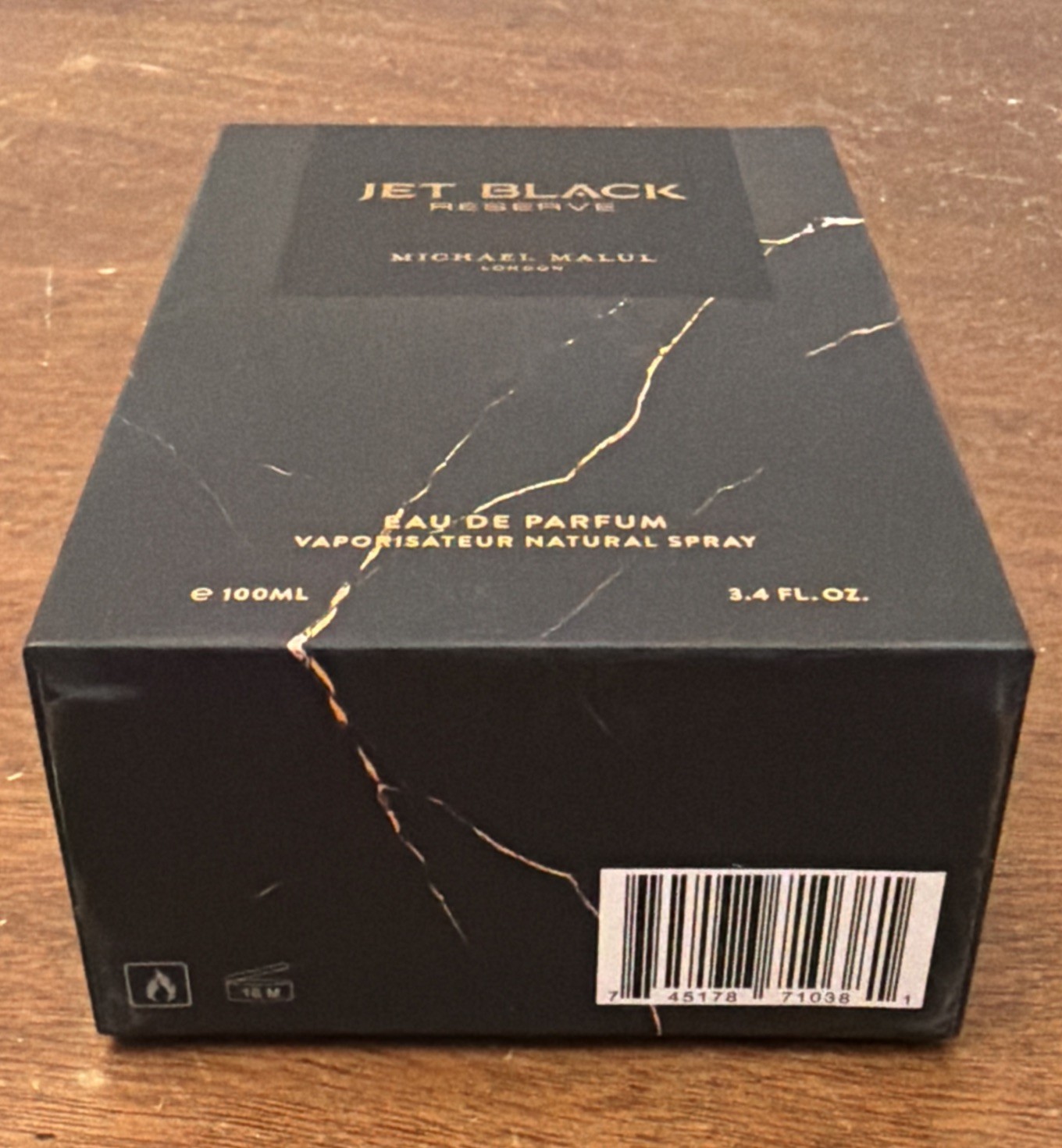 Jet Black Reserve Michael Malul Eau De Parfum EDP Spray 3.4OZ 100ML NEW SEALED
