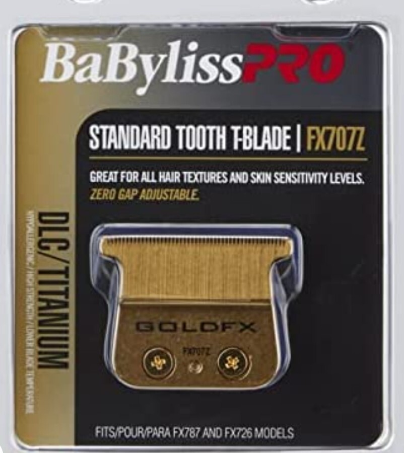 BaBylissPRO Barberology Deep Tooth Gold Trimmer Replacement Blade FX707Z