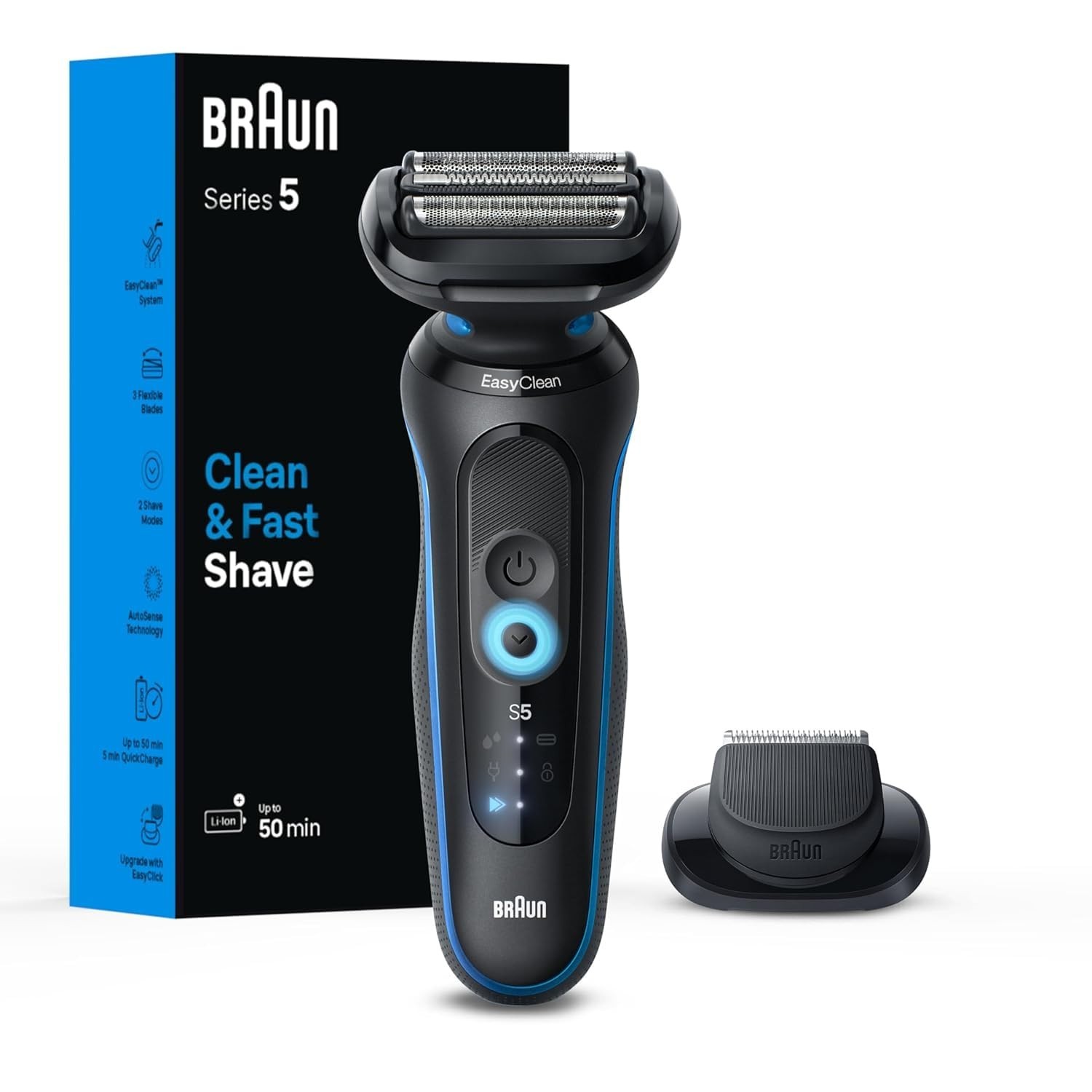 Braun Series 5 Cordless Electric Shaver for Men (5118s) NEW SEALED