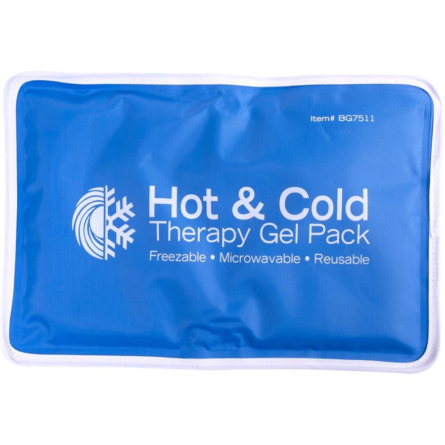Roscoe Hot/Cold Therapy Gel Pack 7.5×11″ Flexible Freezable Microwavable Reuse 1