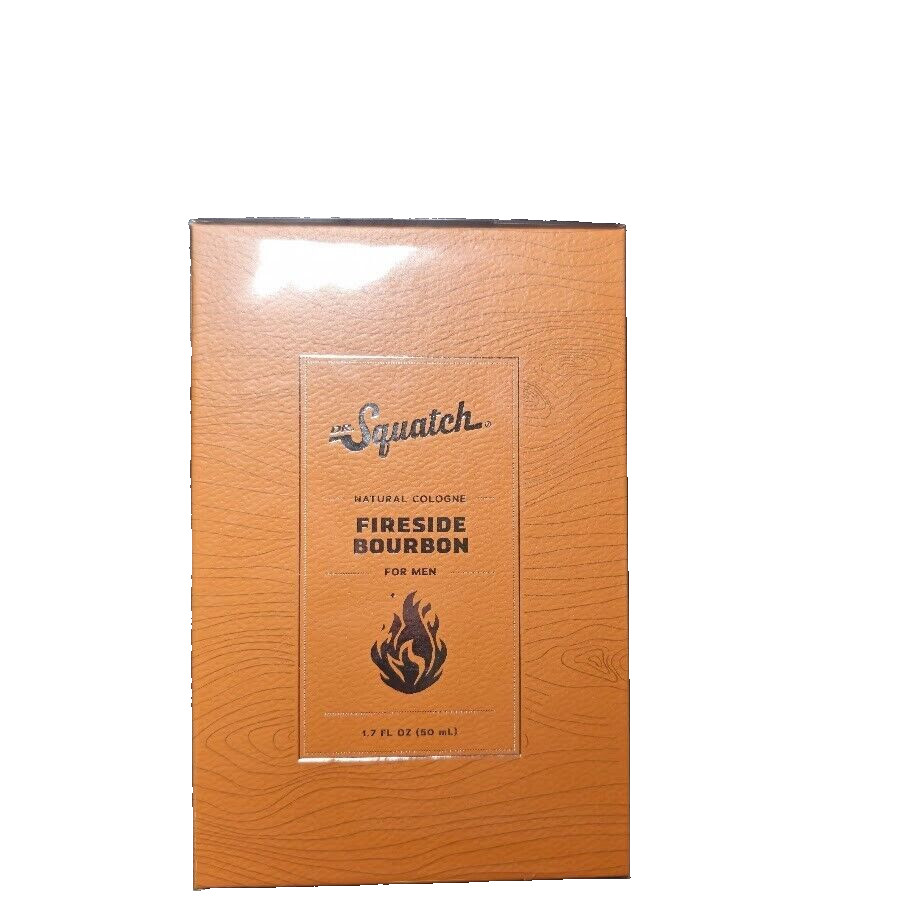 New! Dr. Squatch Fireside Bourbon Natural Cologne For Men 1.7fl oz
