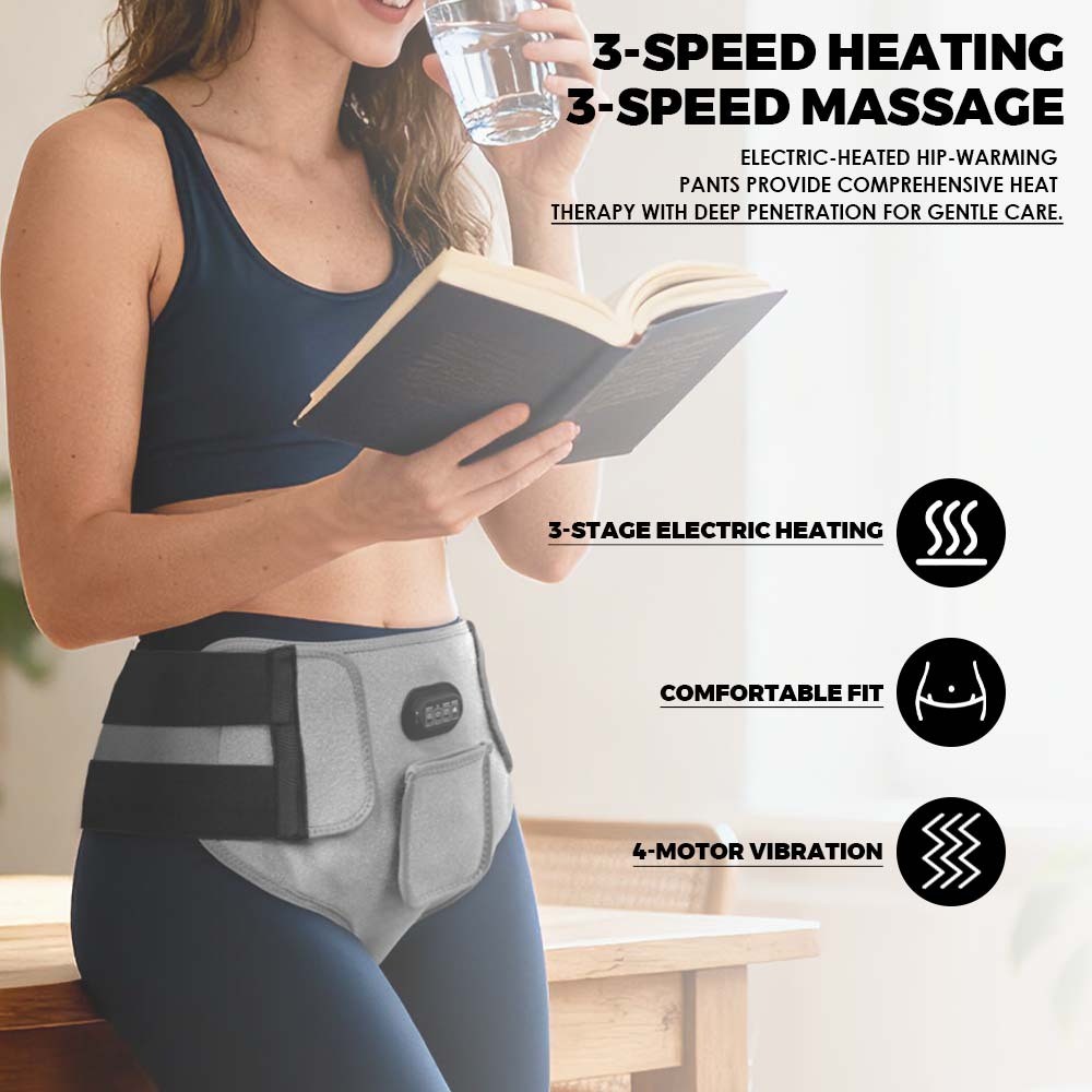 660nm Red Light Therapy Heating Massage Pants for Pain Relief Muscle Relaxation