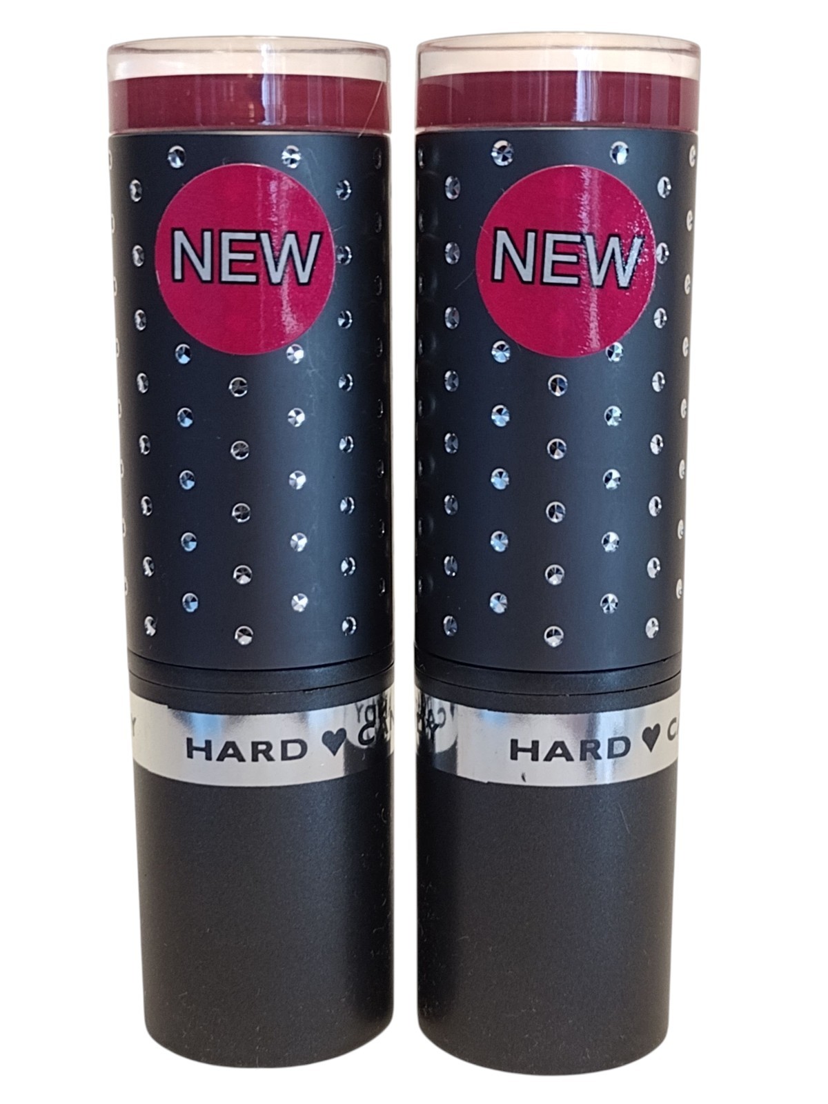 2 PACK Hard Candy FIERCE EFFECTS Matte Lipstick 1262 CRAVE Purple 0.11 oz each