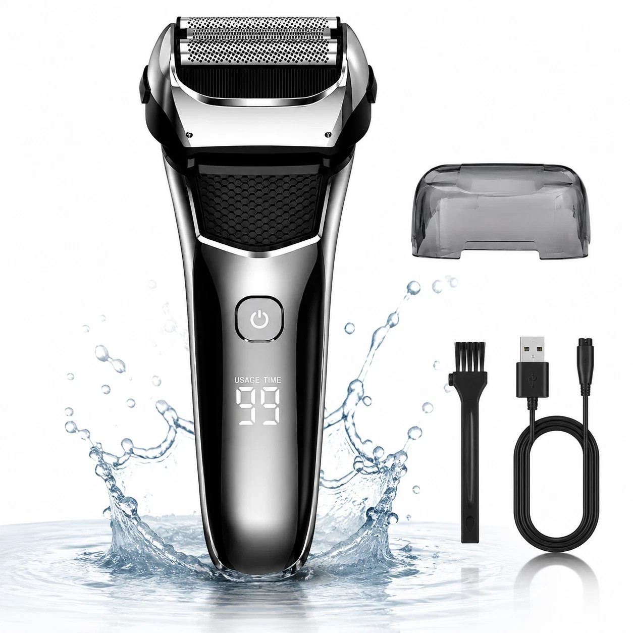 Electric Razor for Men,Shavers for Men Electric Razor Wet Dry