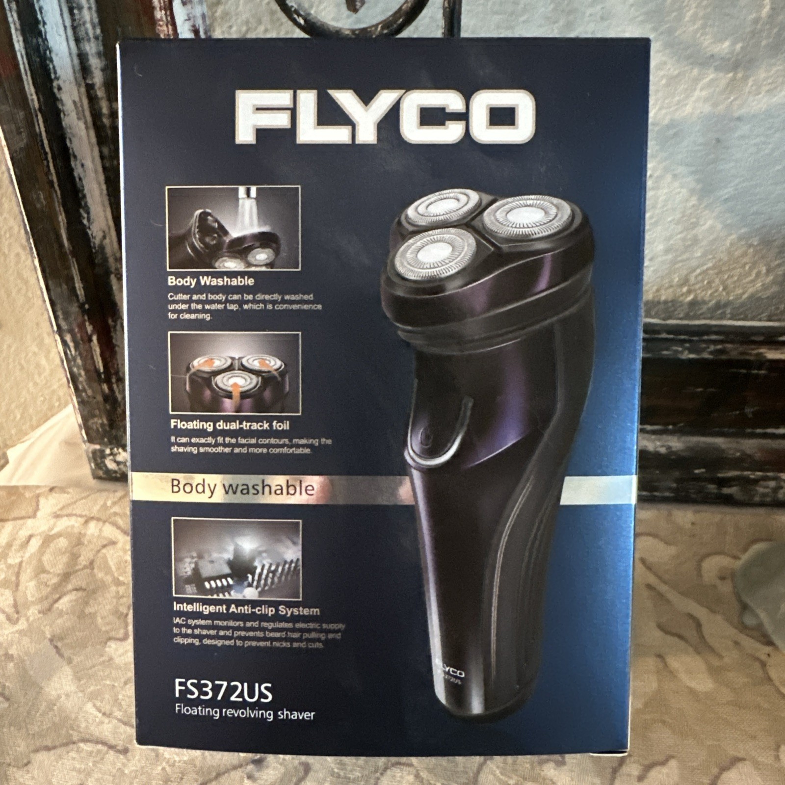 Flyco Electric Shaver Pop-up Trimmer Electric Razor Mini Portable FS372US