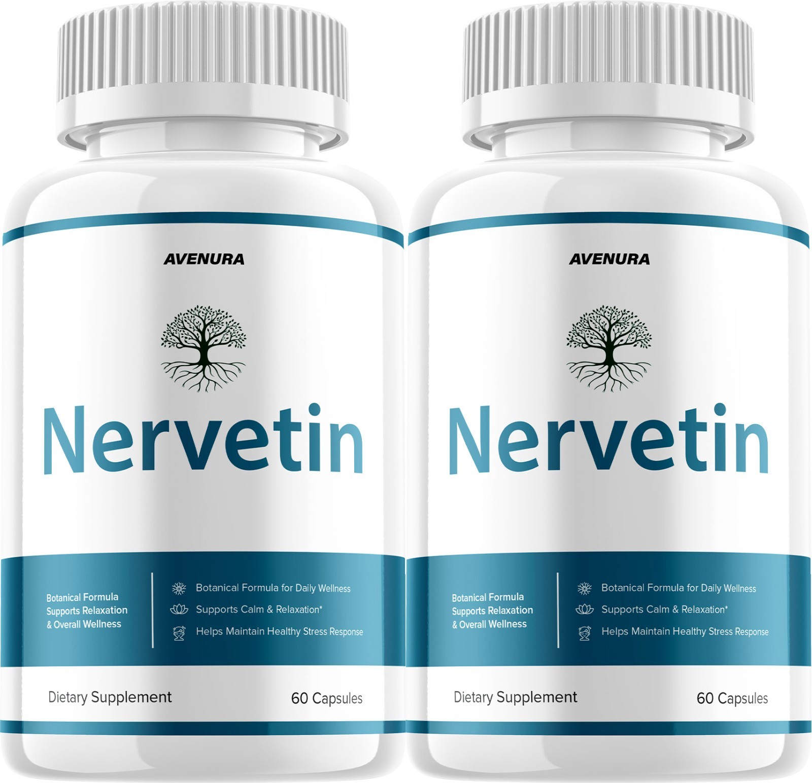 (2 Pack) Nervetin Capsules – Nervetin Natural Ingredients Nootropic Supplement