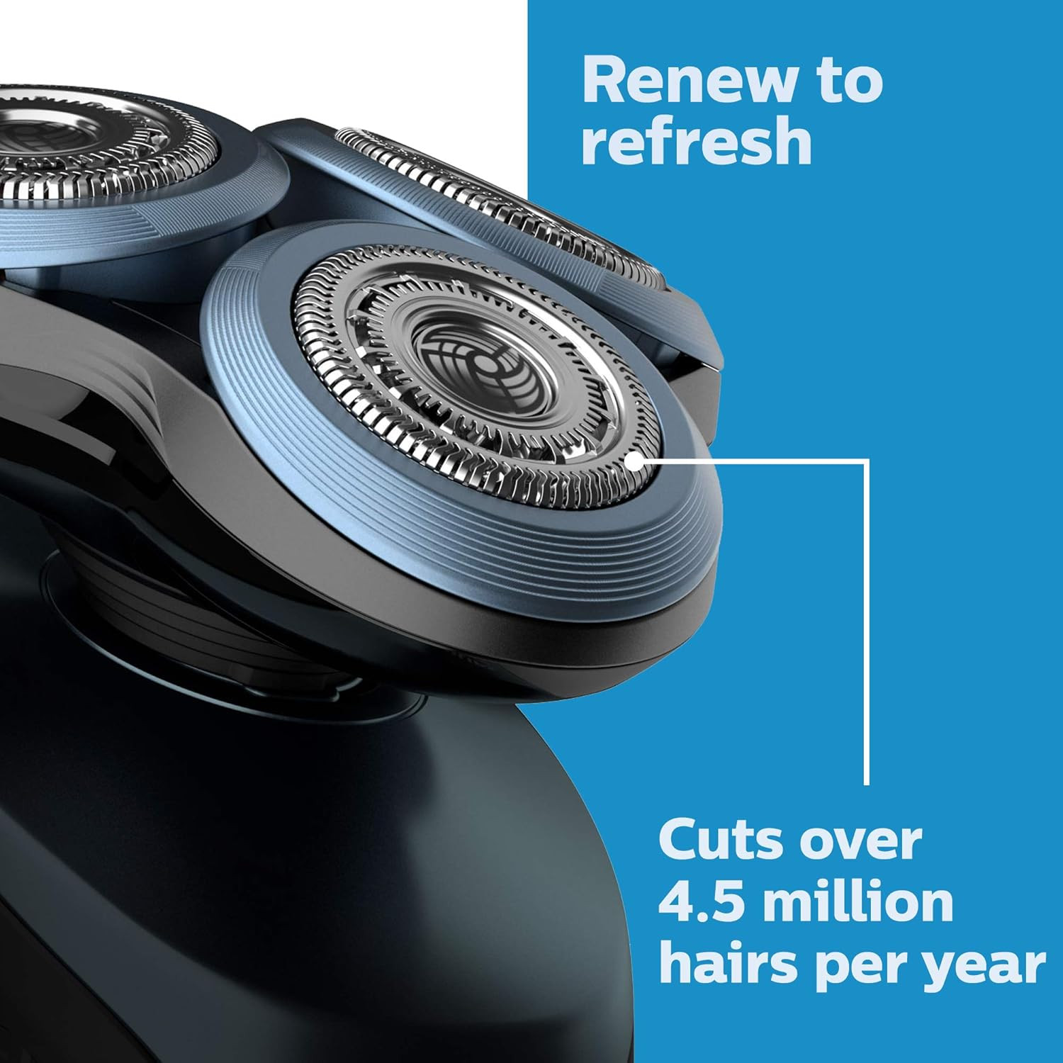 Philips Genuine SH60/72 Shaving Heads Compatible with Shaver Series 6000