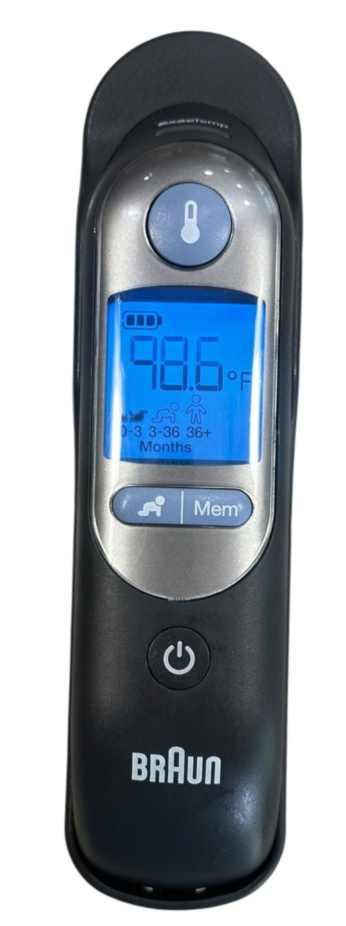 Braun ThermoScan 7 Digital Ear Thermometer w/ Age Precision, 12 Filters