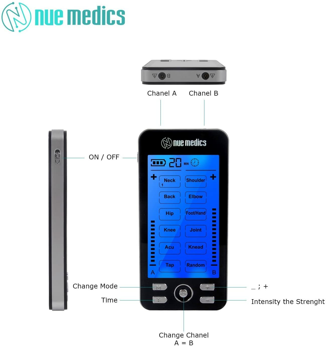 Tens Unit Muscle Stimulator Complete Set Belt SlippersMuscle Recovery Neuropathy