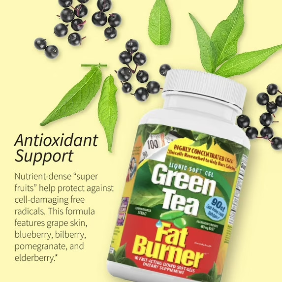 Applied Nutrition Green Tea Weight Loss Supplement, 180 Capsules