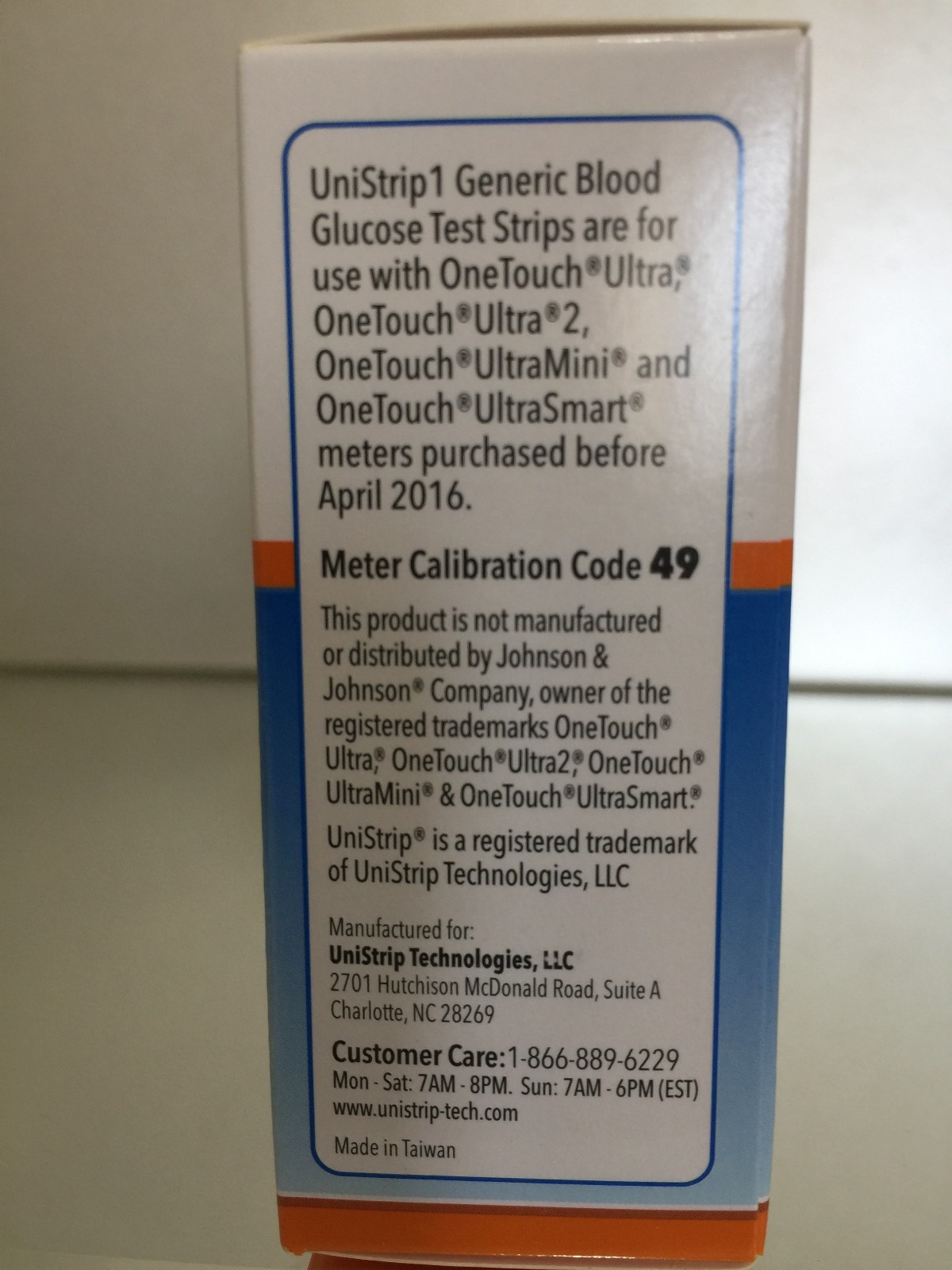 True Point – Unistrip Blood Glucose Strips – 600 Count – Generic For One Touch