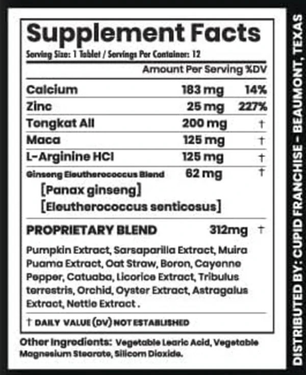 Male Enhancing Support Supplement, ROUND 20 EXTREME, ENLARGE,MENT – 12 TABLET