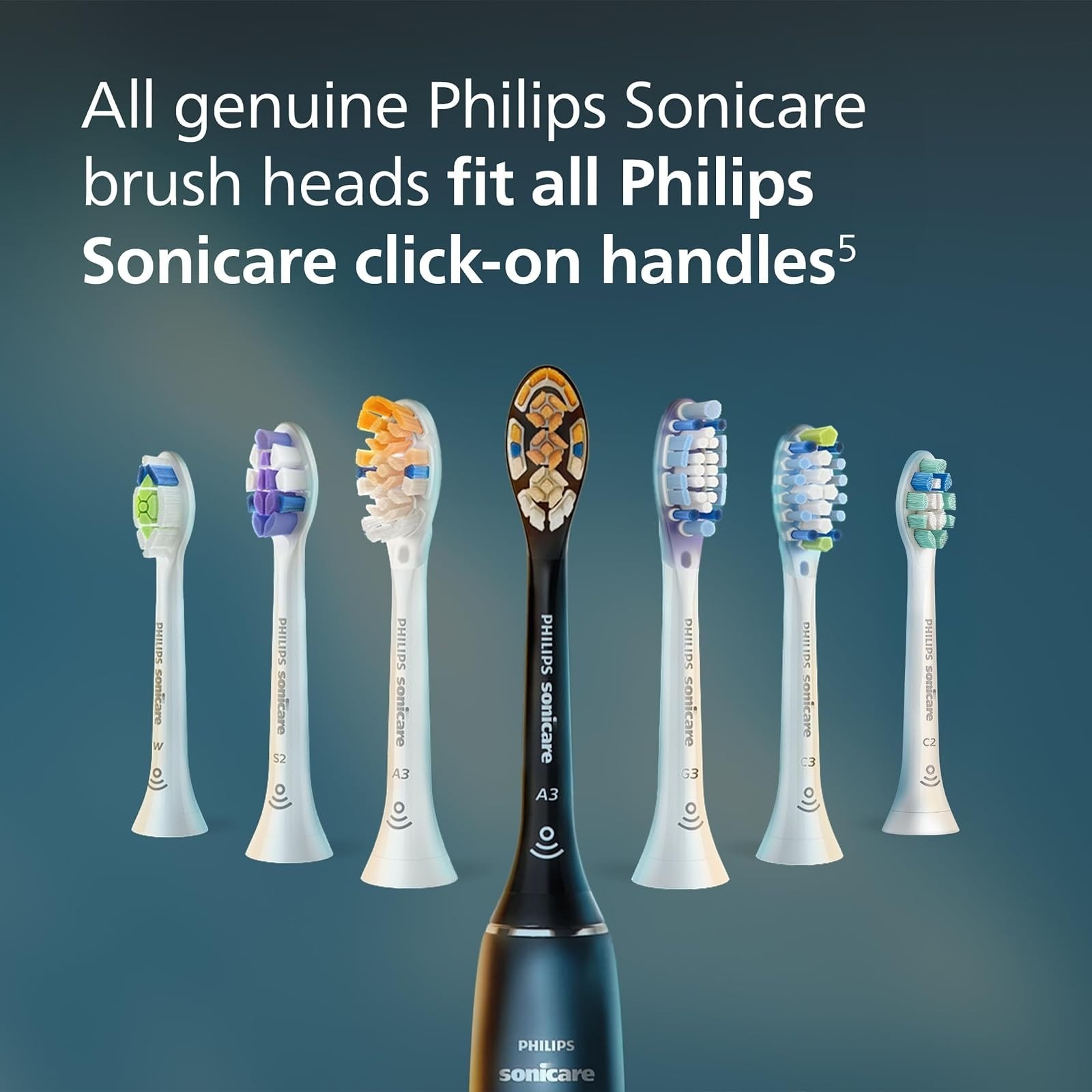 Philips Sonicare C2 Toothbrush Replacement Heads 3-Pack
