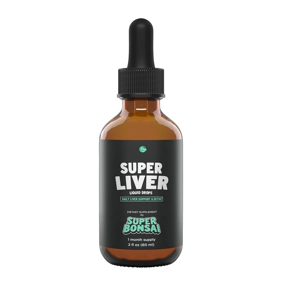 SuperBonsai Super Liver Support with Milk Thistle – Cleanse Detox & Repair Aid