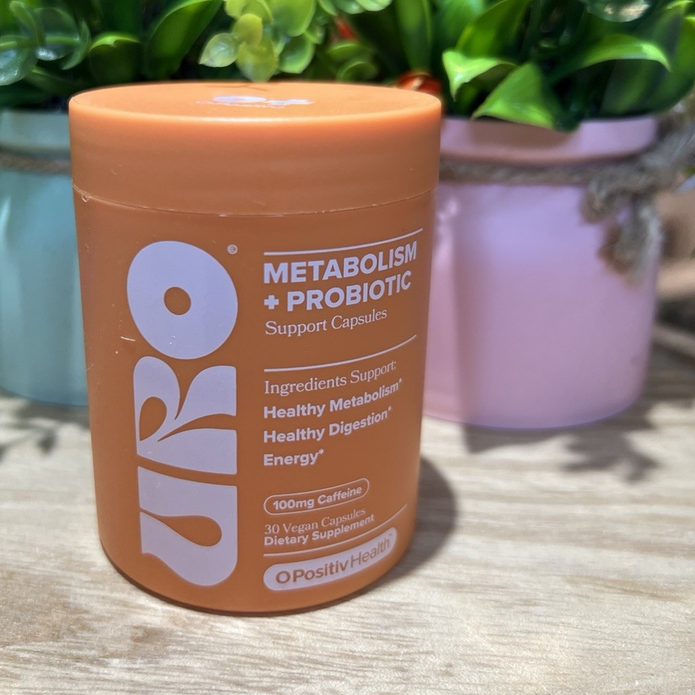 OPOSITIV URO Metabolism + Probiotic Capsules 30 Vegan Gluten-Free Exp 09/27