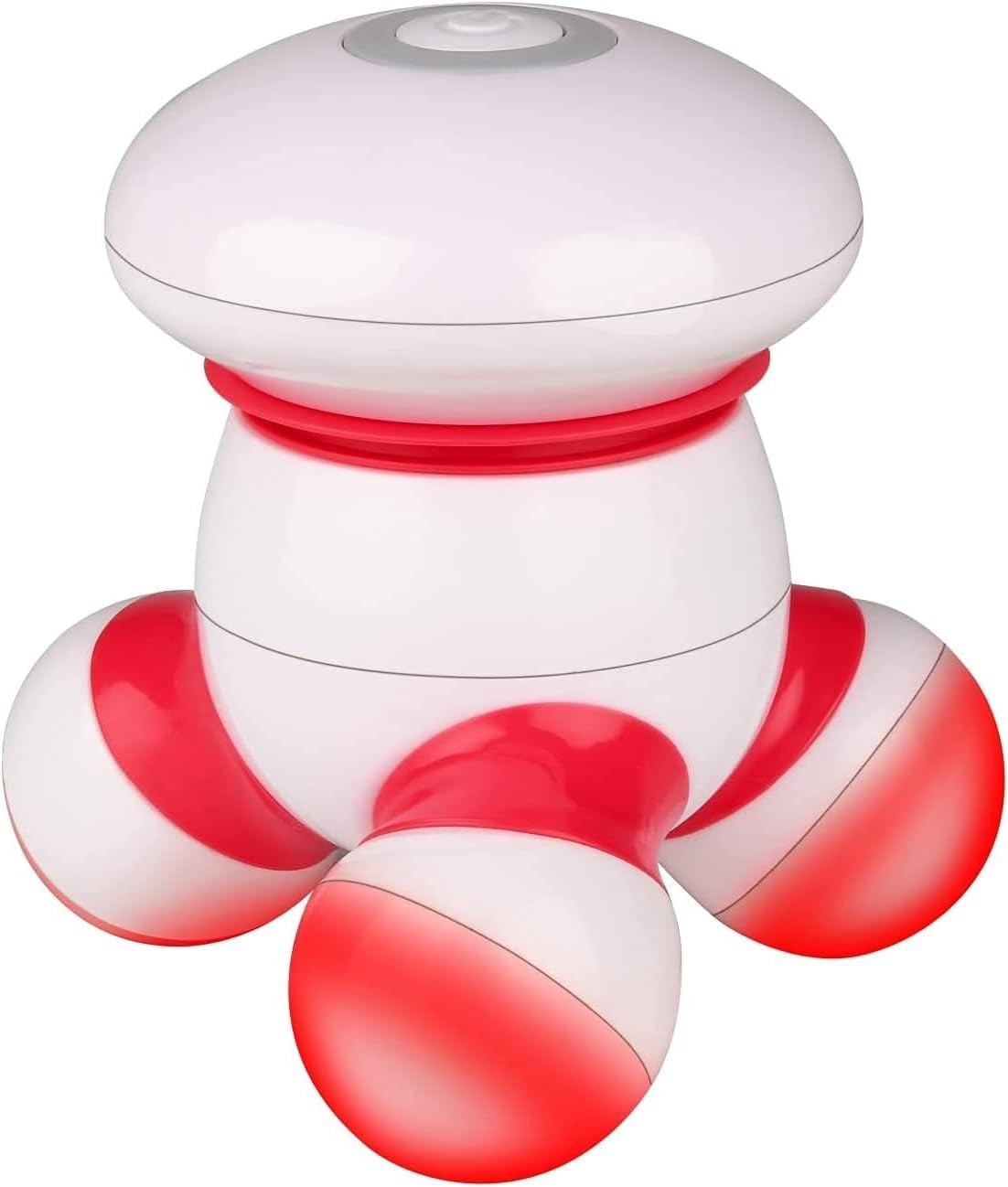Battery Operated Handheld Massager with Colorful LED Lights for Muscle Therapy