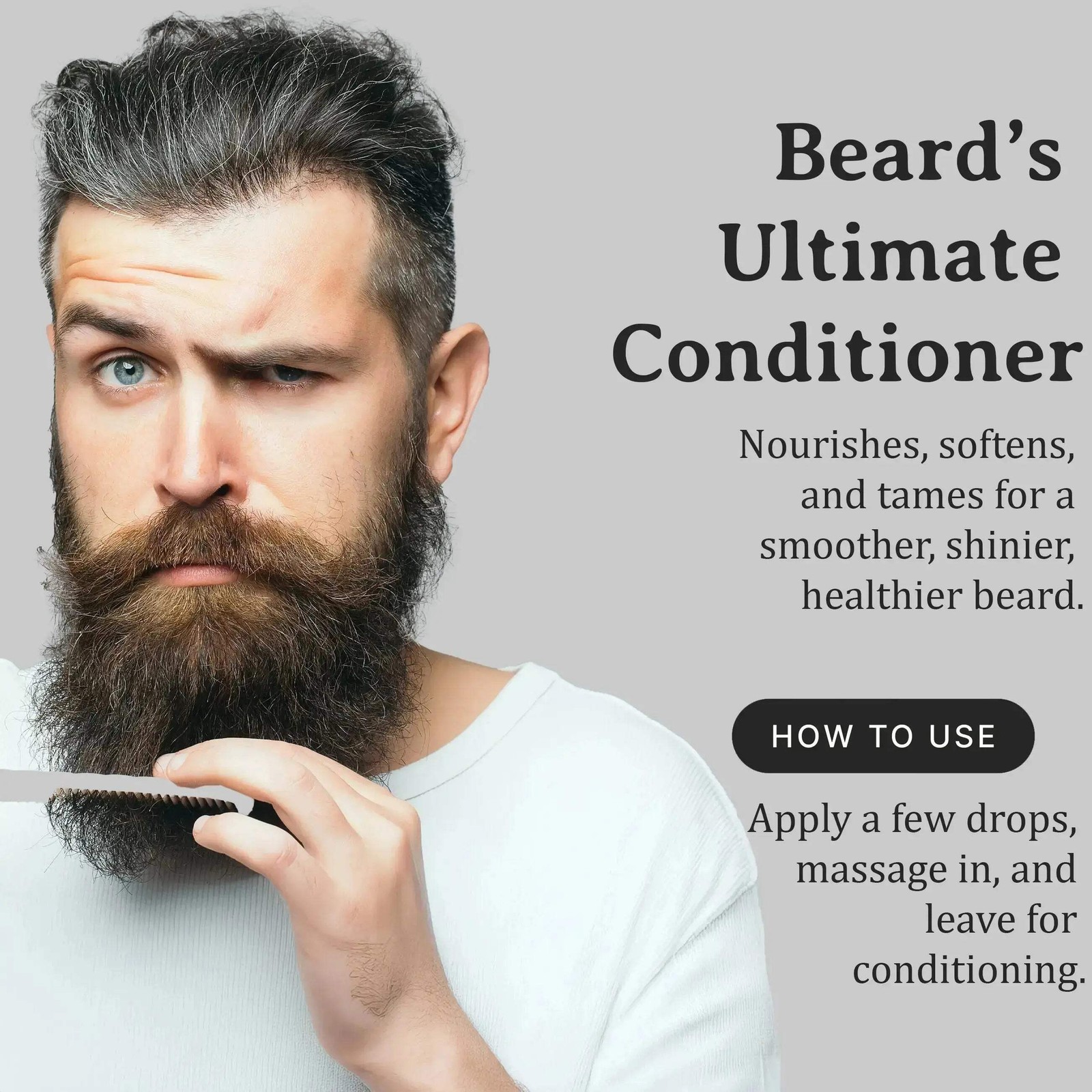 Beard Oil: Premium Blend, Nourishes & Softens, Ideal for Facial Hair Care