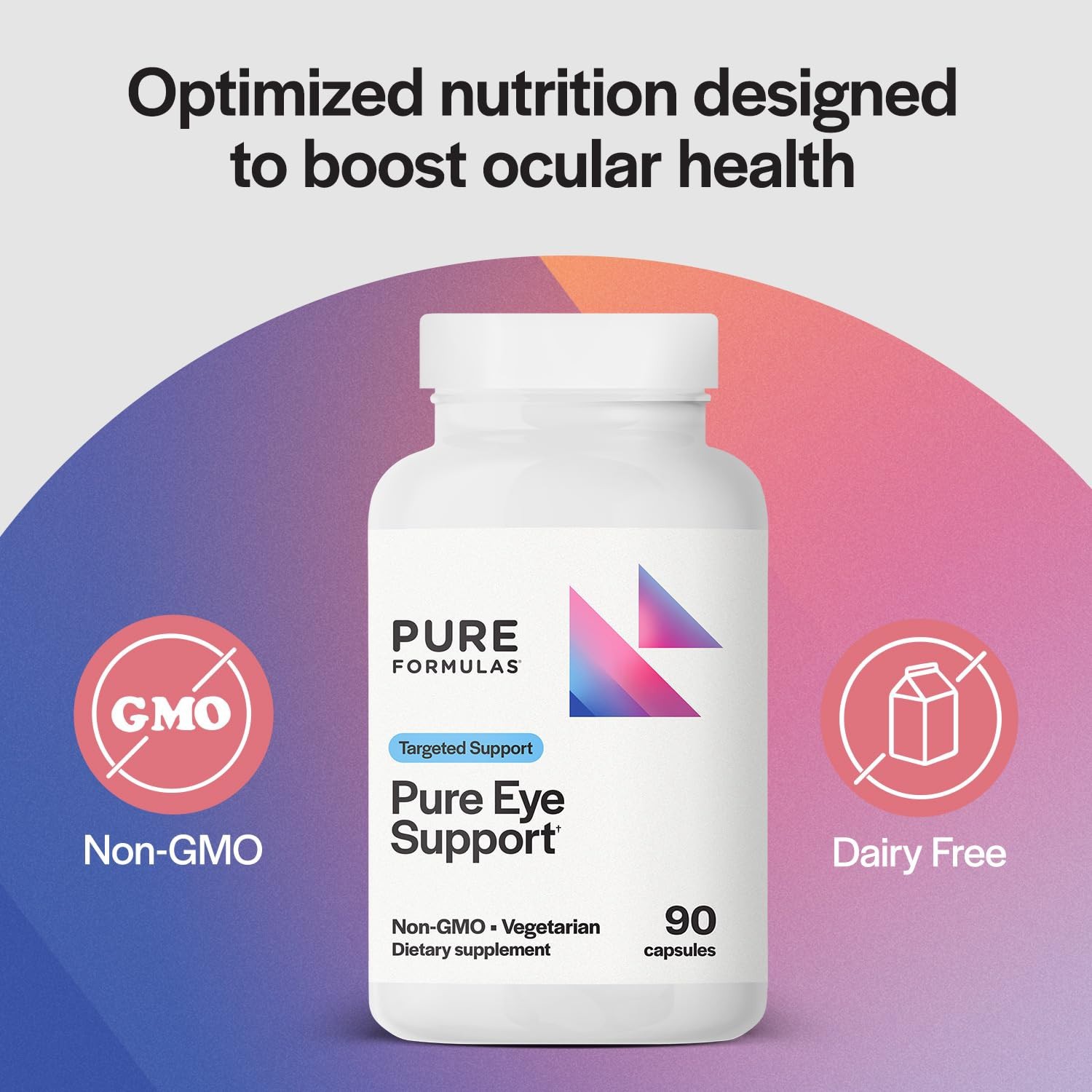 PureFormulas Pure Eye Support | Lutein and Zeaxanthin Supplement – 90 Vegetar…