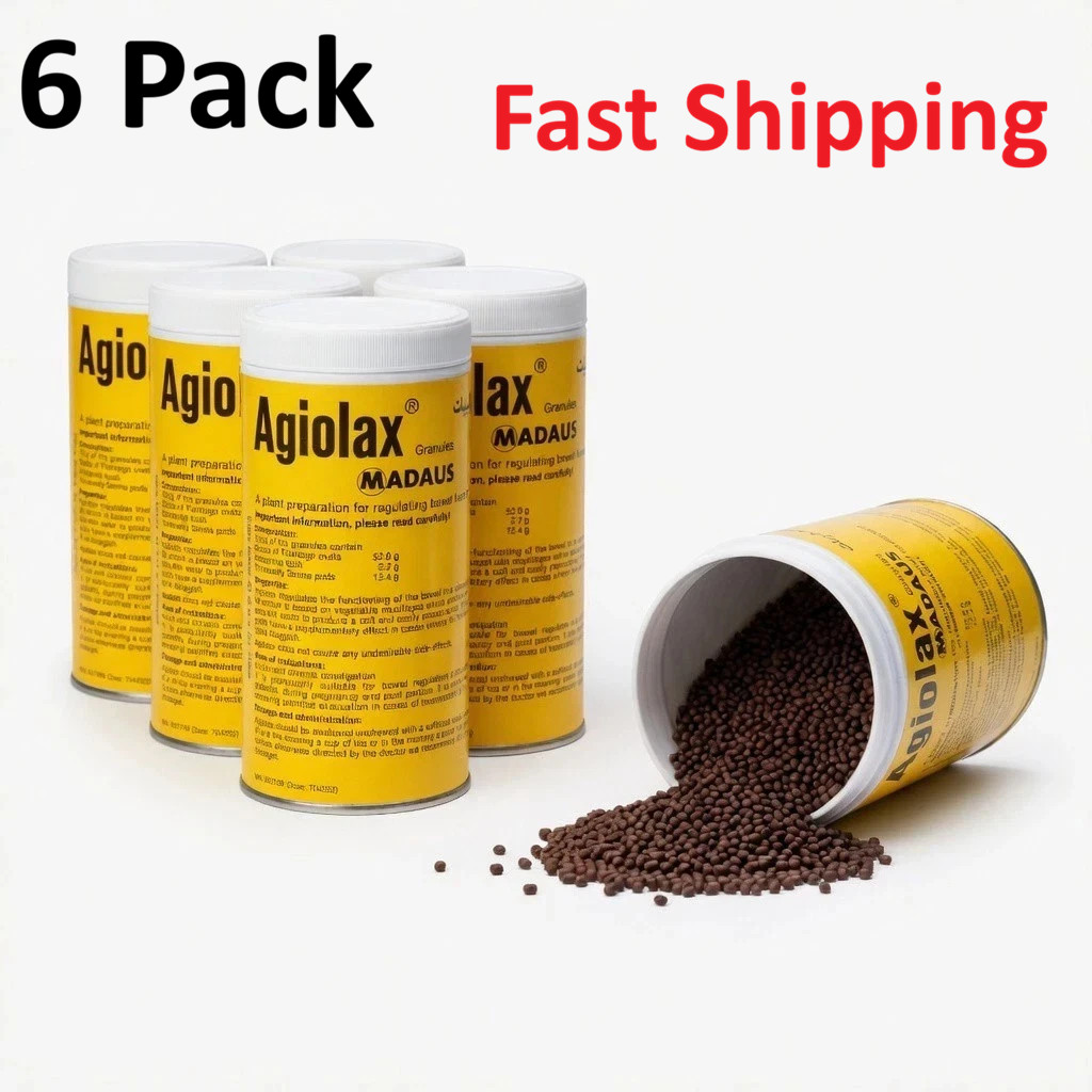 6 Pack Madaus AGIOLAX granules 250g Made in Germany Fast Shipping