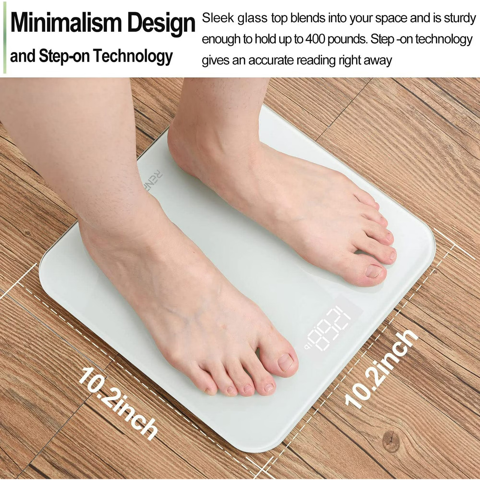 RENPHO Digital Body Weight Scale Highly Accurate Scale for Weight LED Display