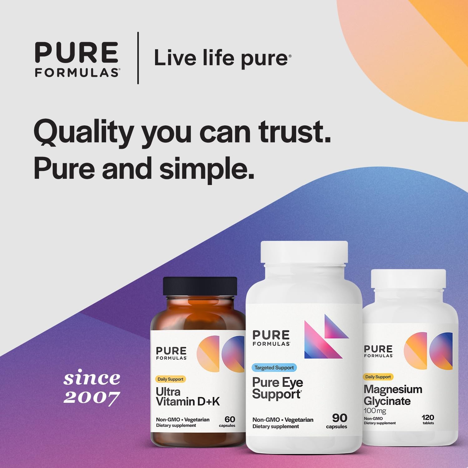 PureFormulas Pure Eye Support | Lutein and Zeaxanthin Supplement – 90 Vegetar…