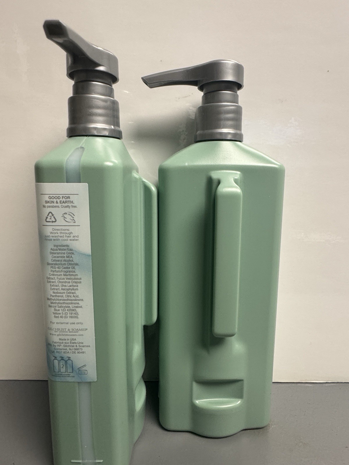 2 PACK Spa Therapy CONDITIONER Sea Moss 12.2oz 360mL Pump Dovelok Bottle